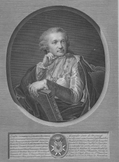 Count Stroganov, engraved by Ignaz Sebastian Klauber by Johann Baptist Edler von Lampi
